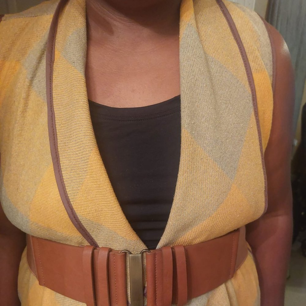Coeur De Vague  Plaid Vest (Used)